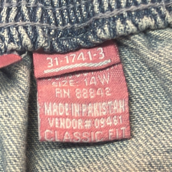 Woman Within Classic Fit Pull-on Elastic Waistband Cotton NWT 14W - Picture 5 of 6